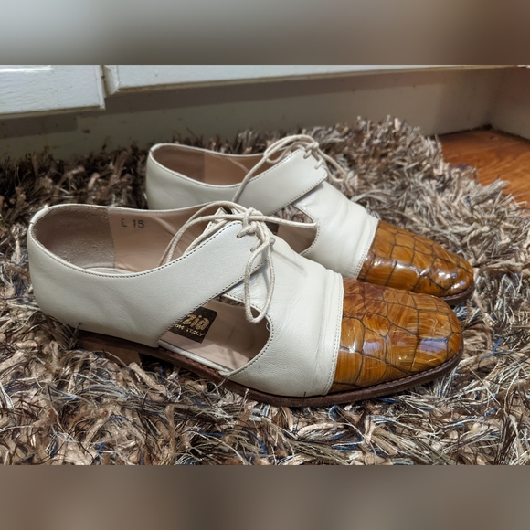 Vintage Crocodile oxford style shoes - Picture 10 of 10